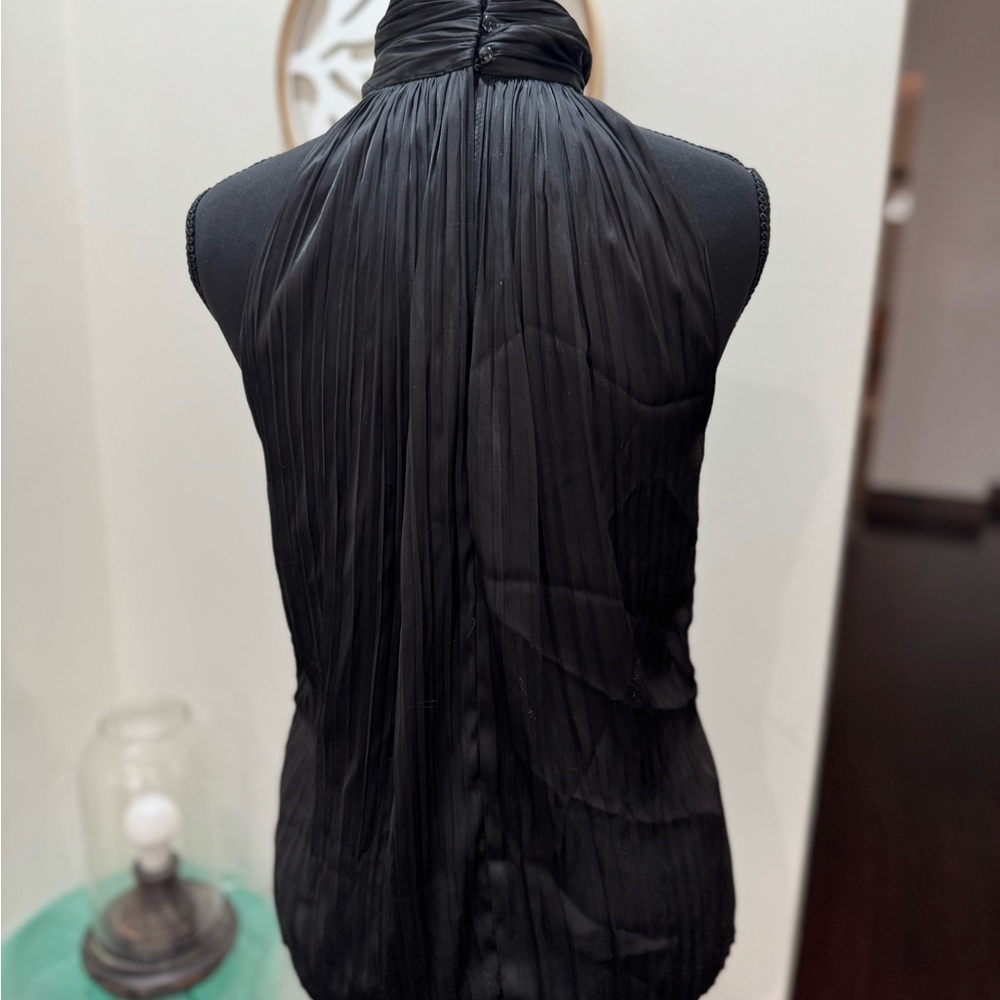 Elegant Rachel Zoe Black Halter Top - Picture 4 of 12